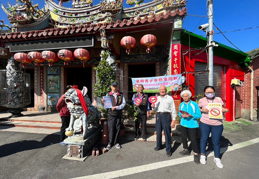 1130221中和里無菸廟宇宣導(白鶴宮)照片1
