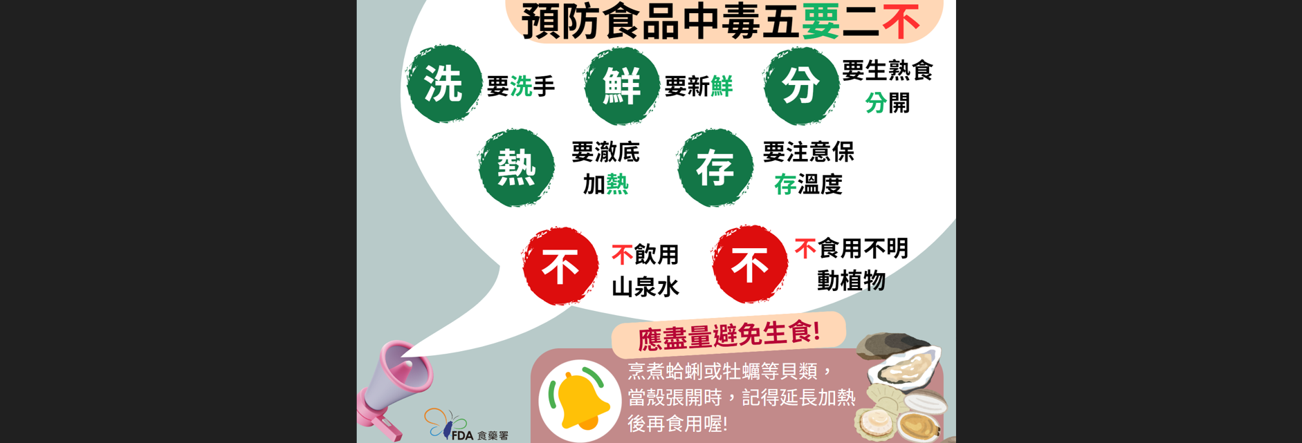 預防食物中毒